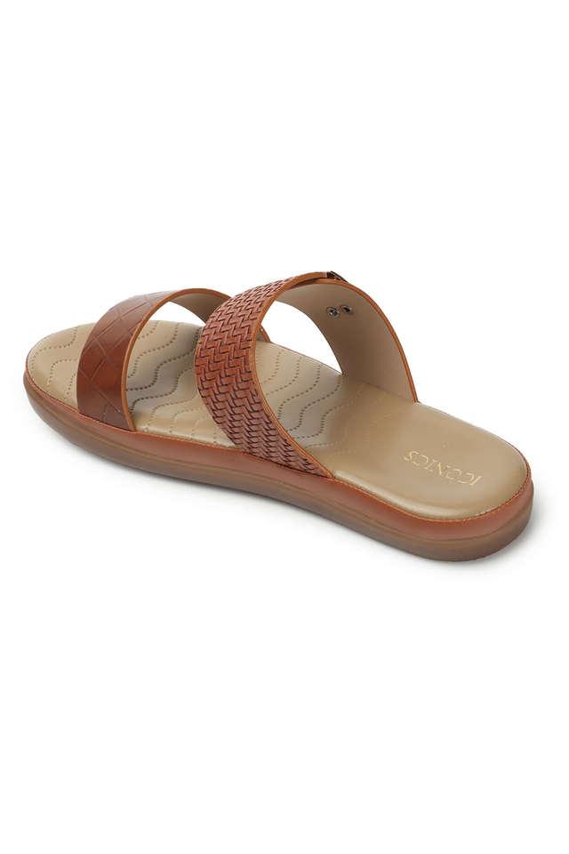 Tan flip flops discount womens