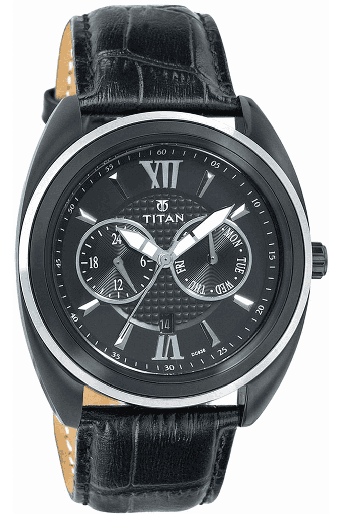 Buy TITAN Mens Watch with Leather Strap - Classique Collection - 9497KL01J