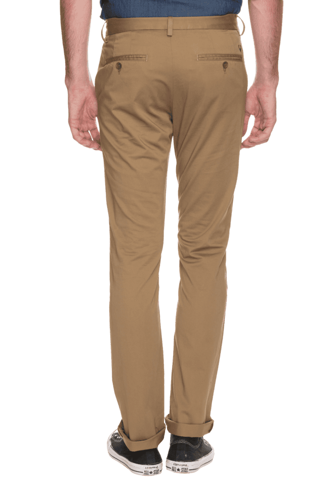 ALLEN SOLLY -  Khaki Formal Trousers - Main