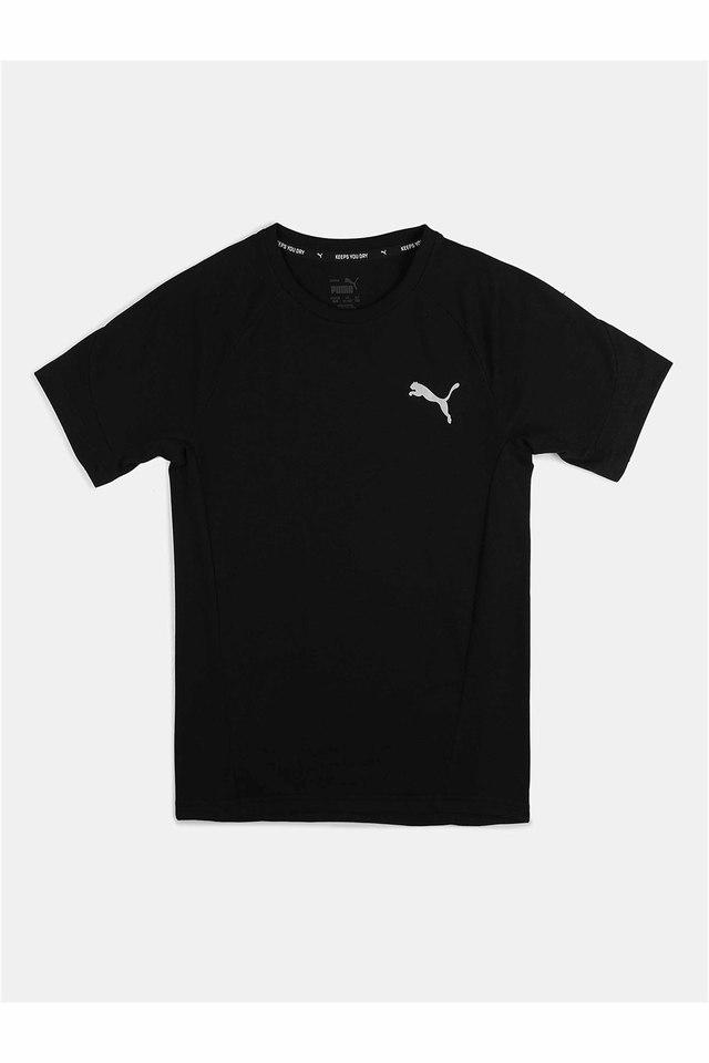 Buy PUMA Black Solid polyester Round Boys | Shoppers