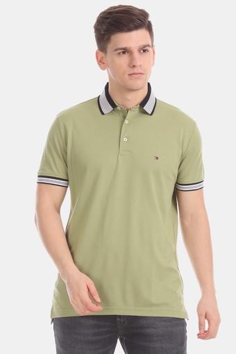 olive green tommy hilfiger t shirt