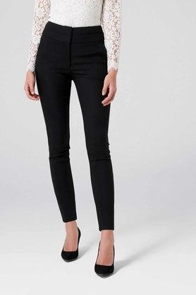 Buy FOREVER NEW Black Womens Georgia High Waist Full Length Pants