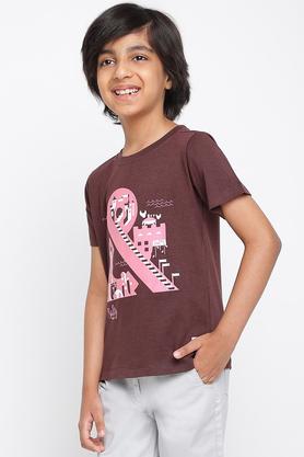 Boys brown hotsell t shirt