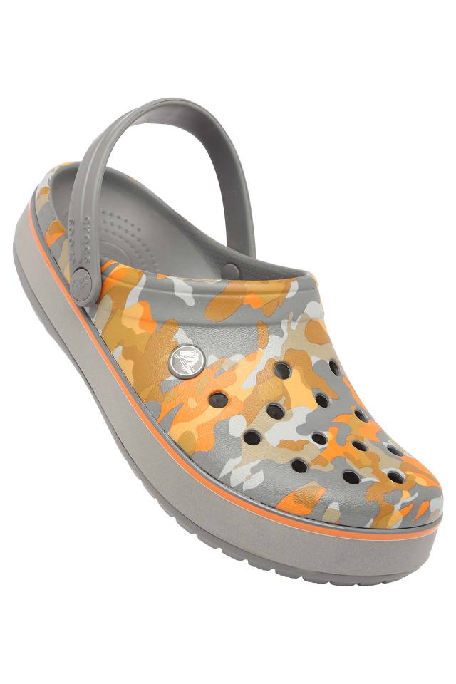 orange crocs mens