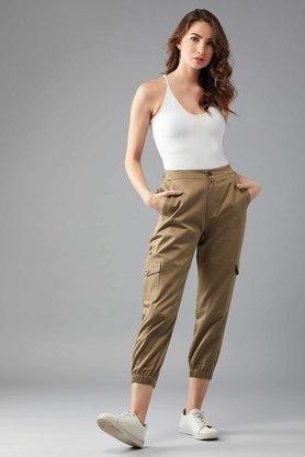 Buy DOLCE CRUDO Womens Tremble A Lot Military Joggers Shoppers Stop