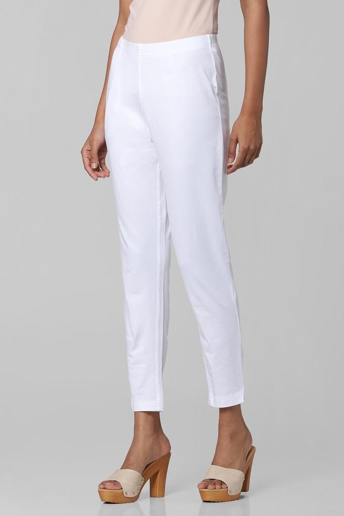 Buy STOP Solid Straight Fit Cotton Lycra Women's All Occasions Pants