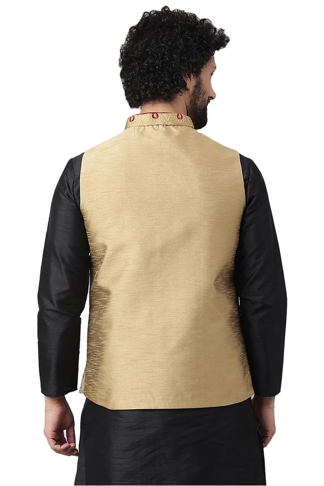 Buy hangup Men's Blended Bandhgala Festive Nehru Jacket/Waistcoat and Size  Options (Up to2XL) Online In India At Discounted Prices