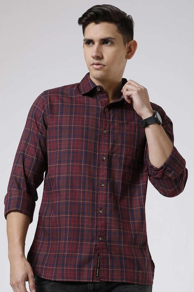 Wrogn check shirts sales