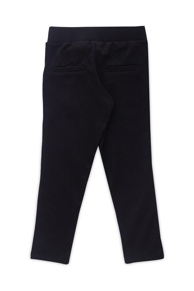 Girls' Mid-Rise Soft Knit Jeggings - Cat & Jack™ Black XS