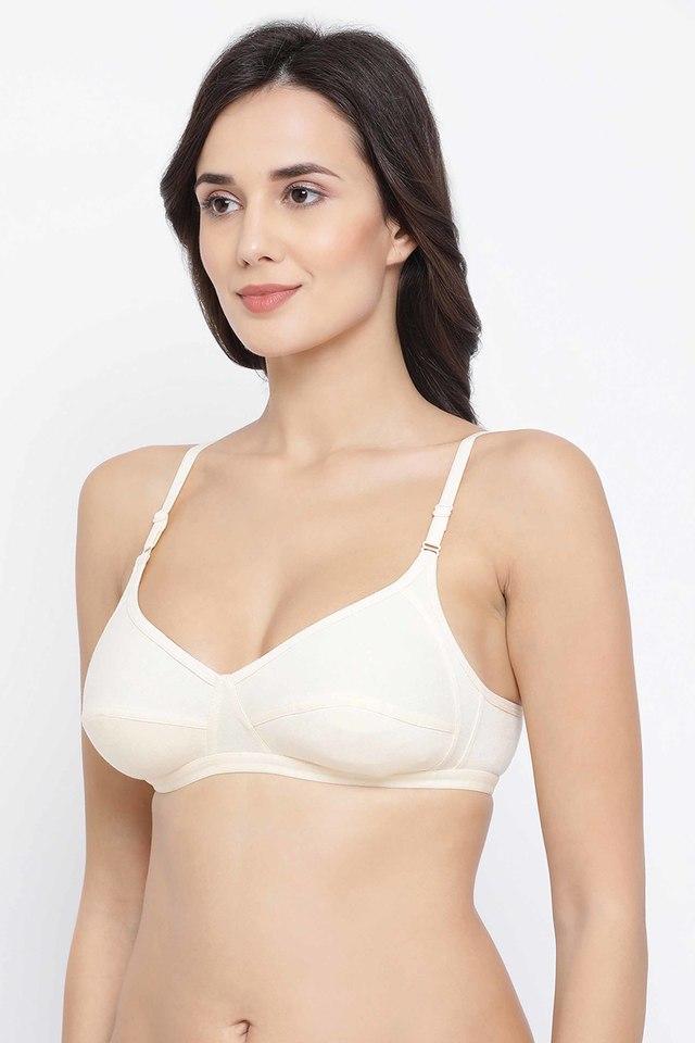 Women's Non-Padded Non-Wired Bra - Cotton Rich