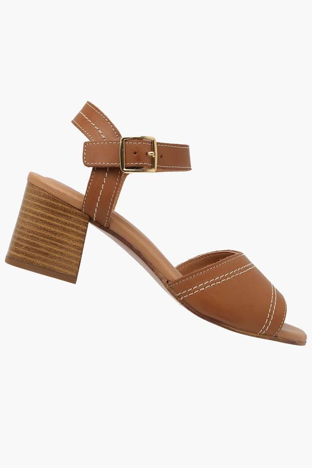 Camel 2025 heeled sandals