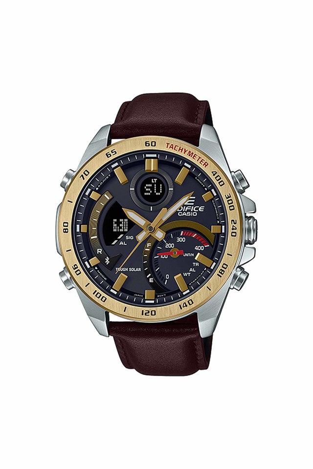 Casio leather sale watches for mens