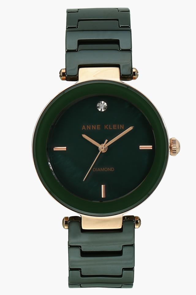 Anne klein green outlet dial watch