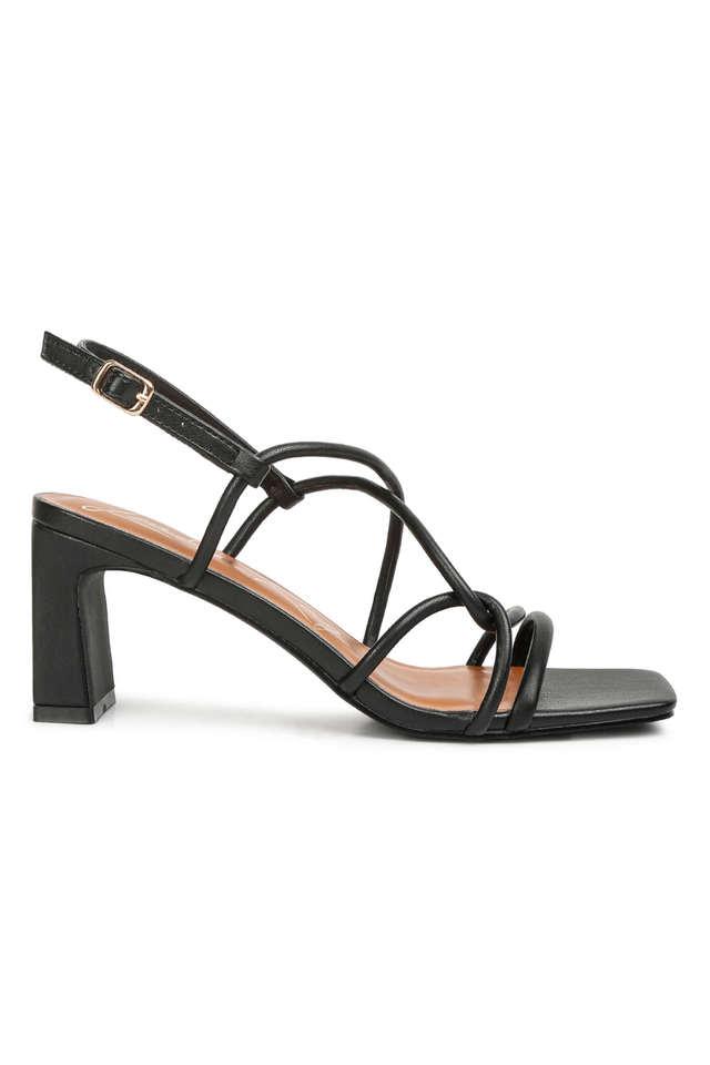 LONDON RAG -  Black Sandals - Main