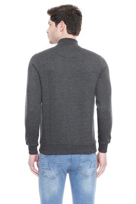 Spykar sweatshirt with on sale zipper