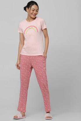 Womens best sale pyjamas pink