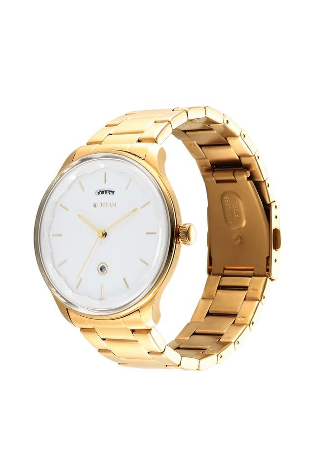 Titan white best sale dial watch