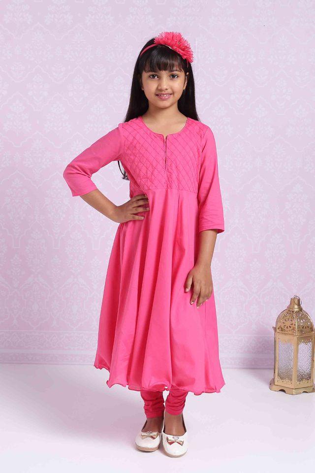 Biba best sale pink anarkali