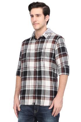 Lee cooper slim fit check store shirt mens