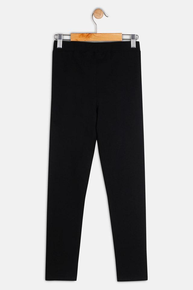 Black track store pants for girls