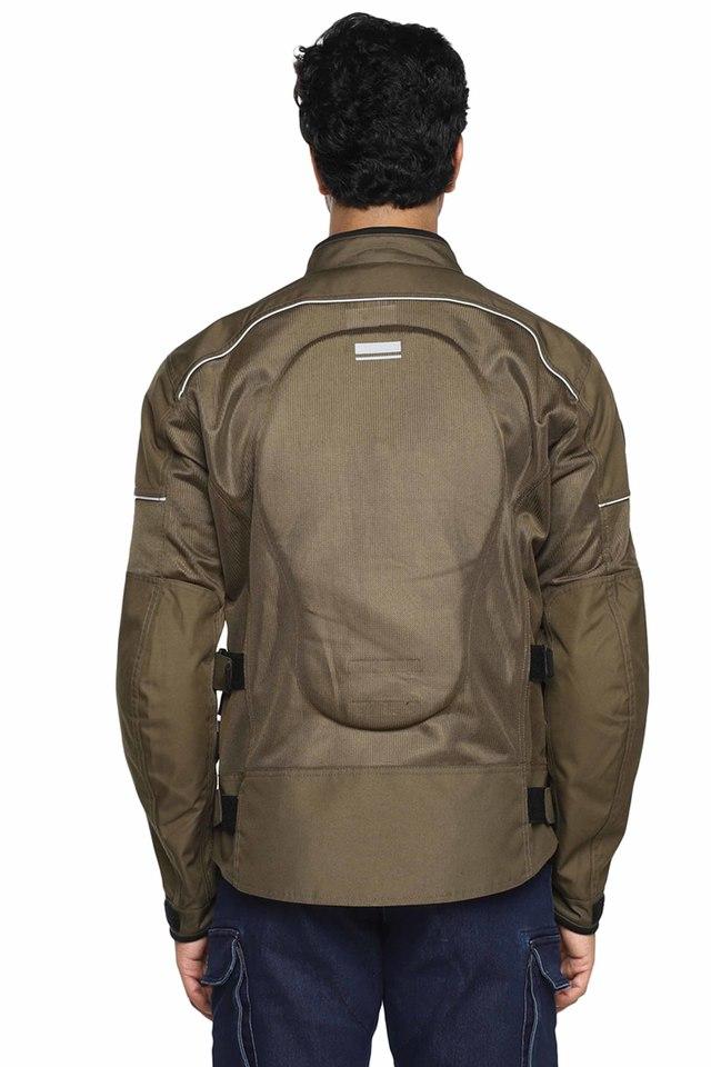 Buy ROYAL ENFIELD Black Mens Front Open Riding Jacket | Shoppers Stop