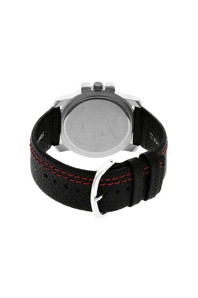 Speed time ne3039sl06 deals black leather analog watch