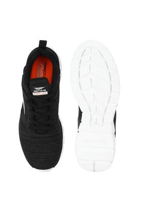 Red tape athleisure sports best sale range men's black walking shoes