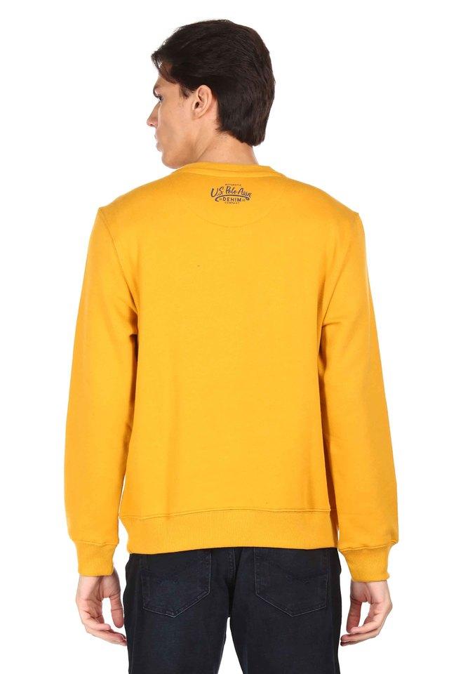 Topman hot sale yellow sweatshirt