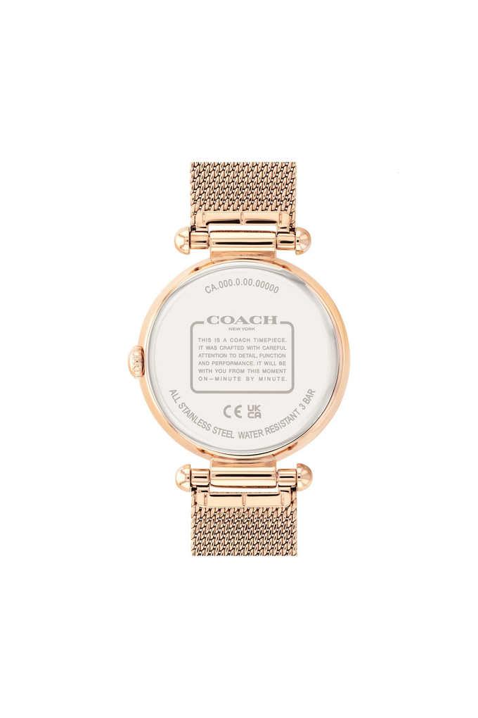 Coach rose gold online watch reviews