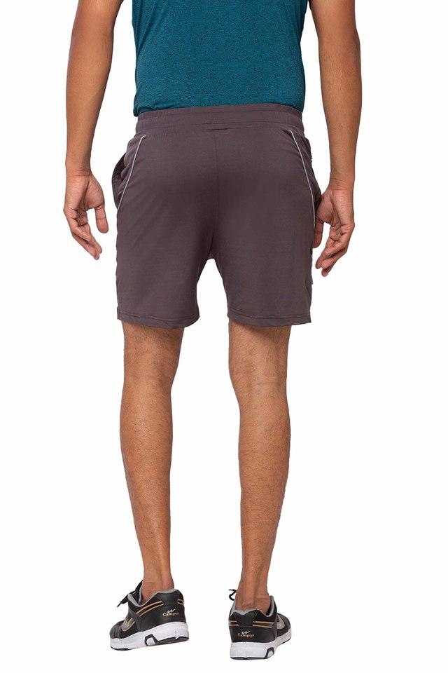 Buy BLACK PANTHER Grey Regular Fit Mens Shorts Shoppers Stop