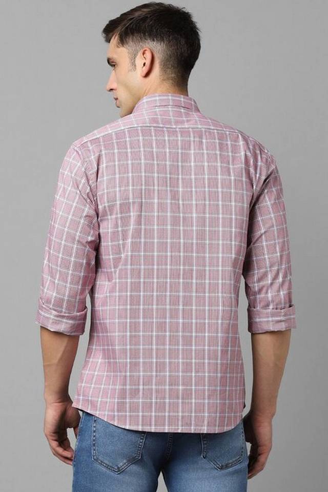 Louis Philippe Sport Men Checkered Casual Grey Shirt - Buy Louis