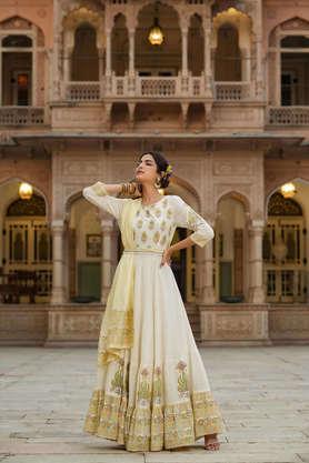 Boat neck hot sale anarkali dress