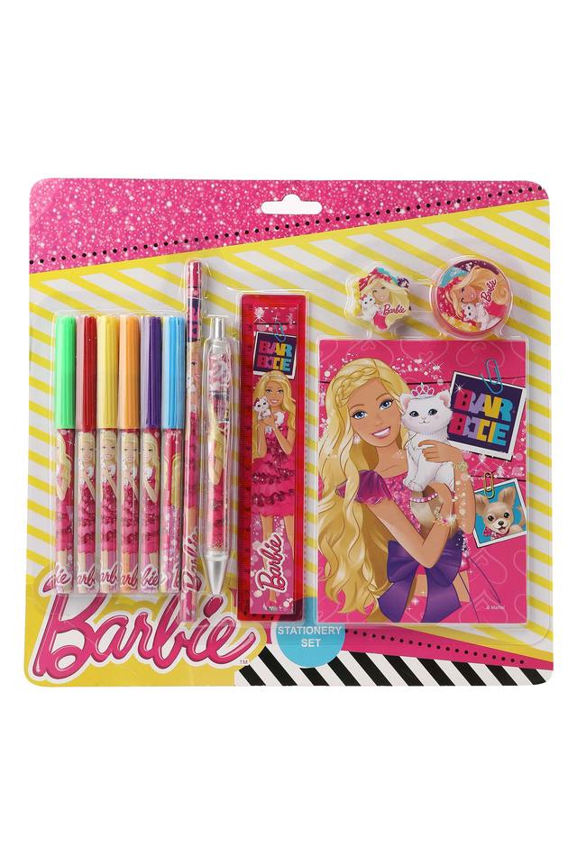 Barbie cheap stationery kit