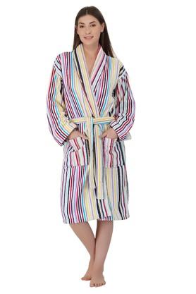 Buy RANGOLI Multi Unise x Bathrobe Set 1pc Bath Robe 1 Pair