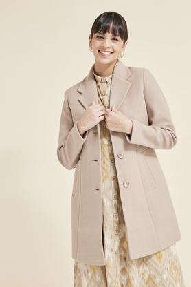 Textured Polyester Women's Winter Wear Jacket