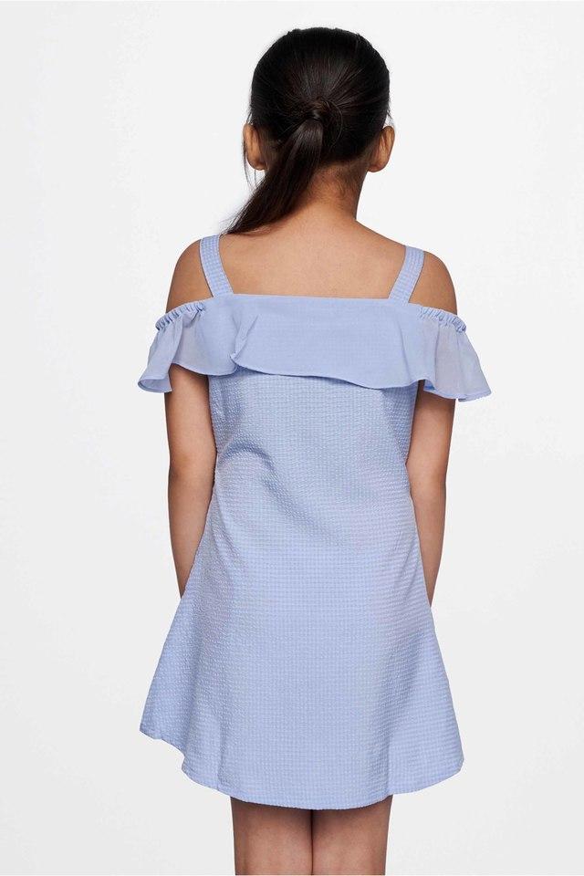 Powder blue best sale casual dress