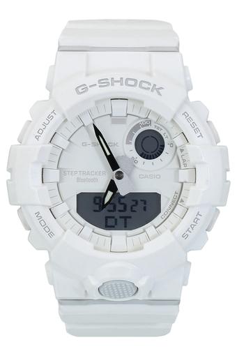 casio white analog watch