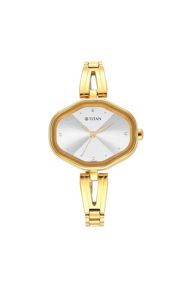 Titan ladies watch online golden colour