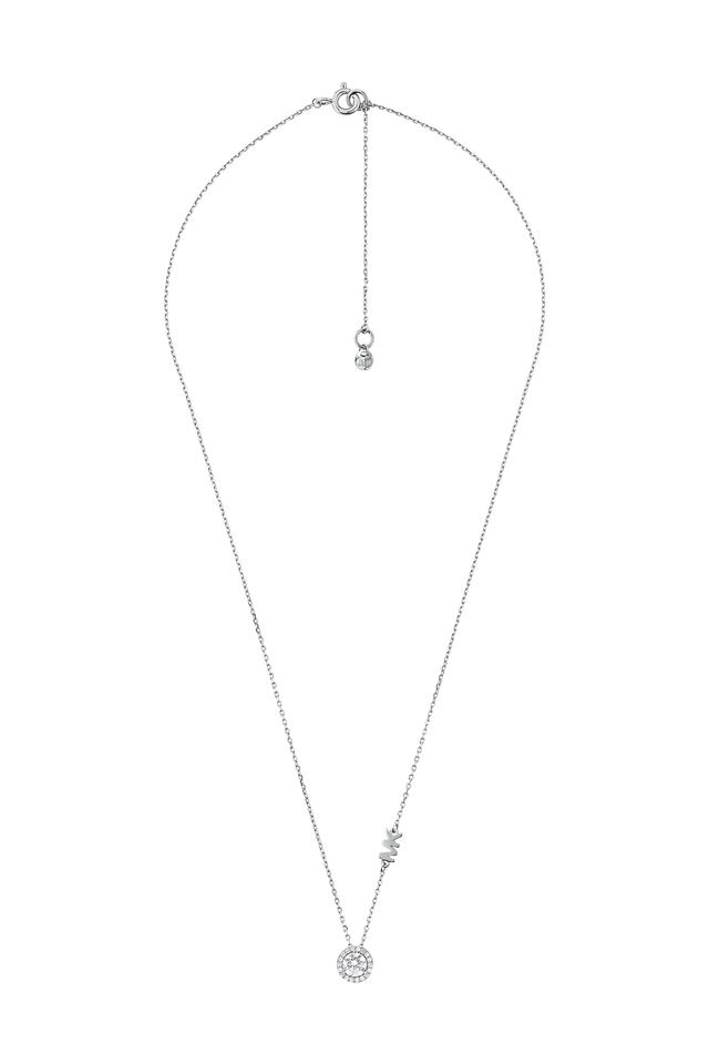 Michael Kors Sterling Silver Interlocking Necklace - MKC1554AN040 - Watch  Station