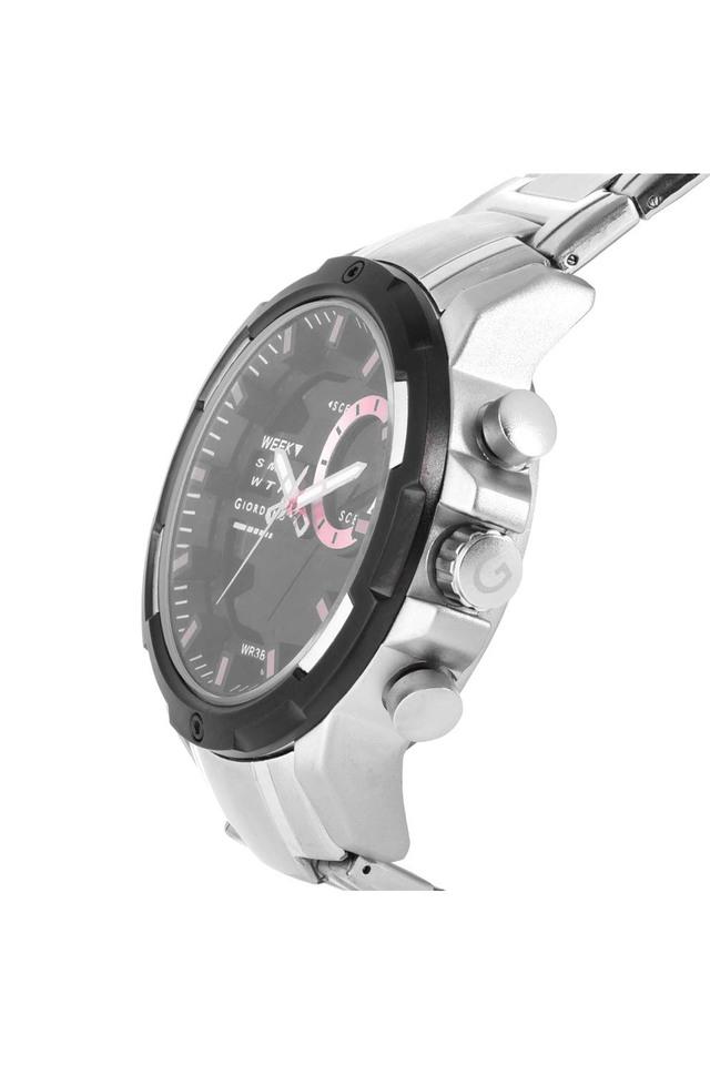 Analog and digital outlet wrist watch