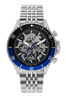 Buy MICHAEL KORS Lennox 40 mm Black Dial Stainless Steel Chronograph Watch  For Men - MK9146 | Shoppers Stop