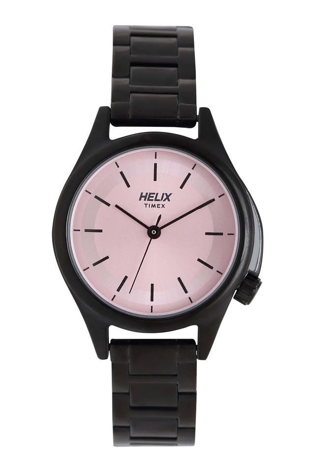 Buy HELIX Womens Pink Dial Metallic Analogue Watch TW037HL10