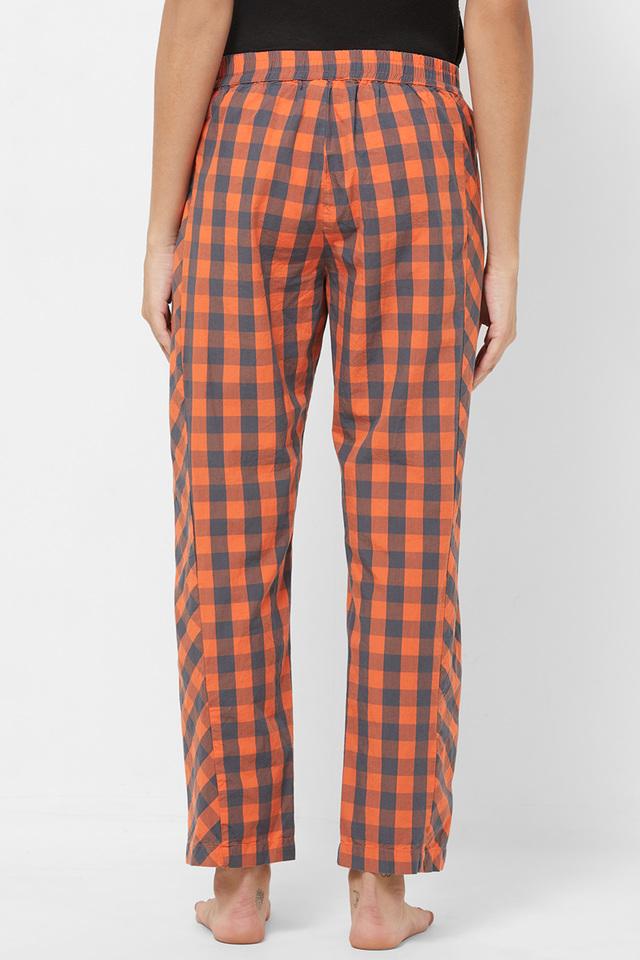 Womens red check online pyjamas