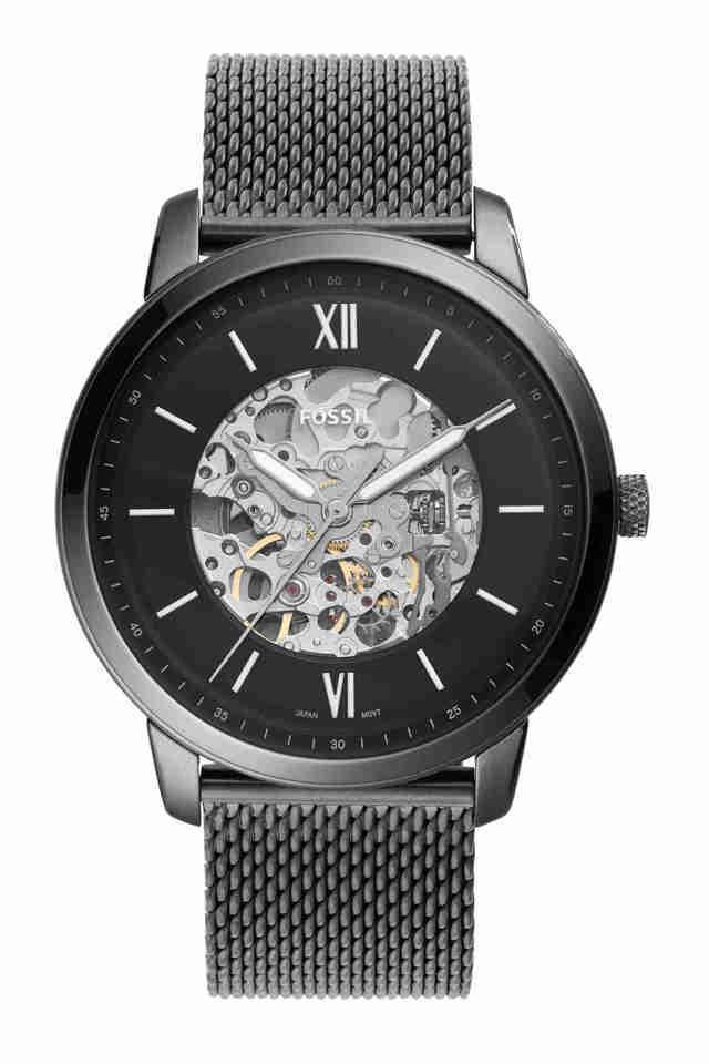 Buy FOSSIL Mens 44 mm Neutra Automatic Black Dial Stainless Steel Analog Watch ME3185I Shoppers Stop