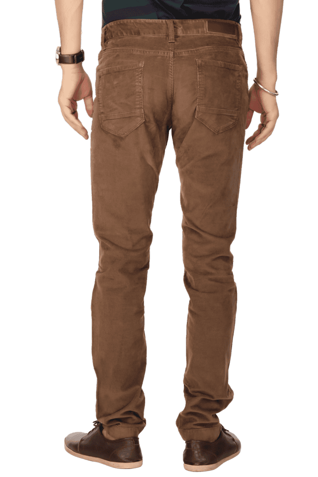 Corduroy trousers - Camel | Benetton