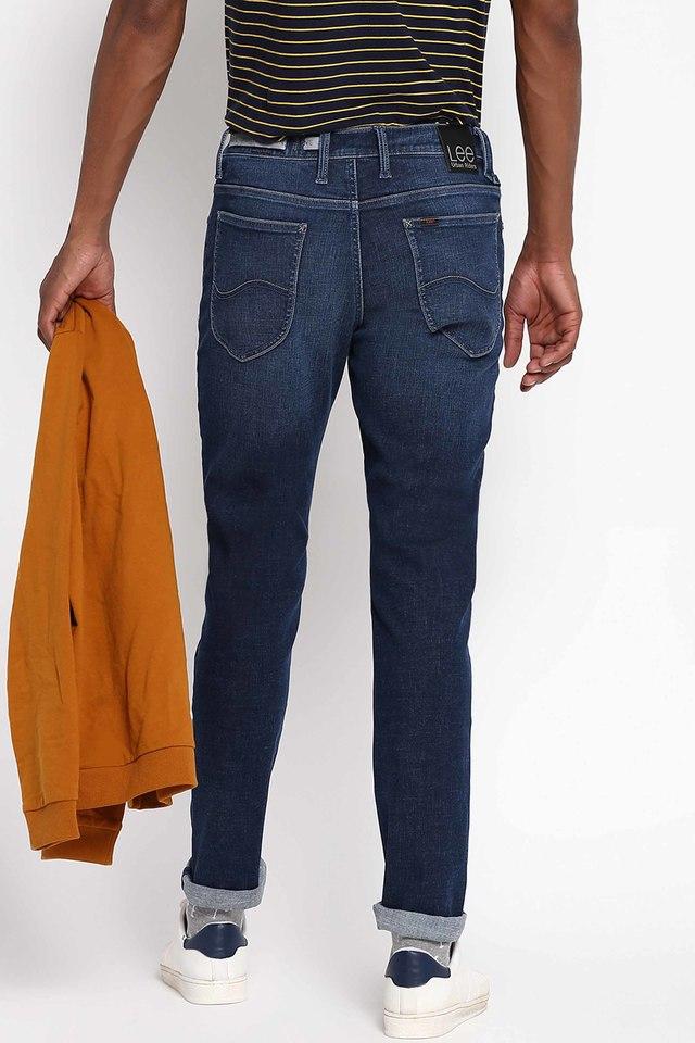 Lee dark cheap blue jeans