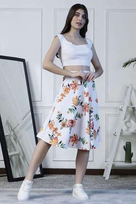 Casual white skirts sales
