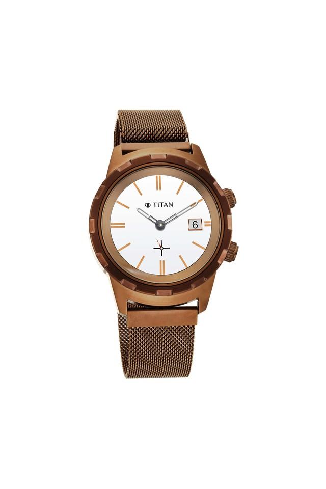 Titan connected white 2024 dial smart watch