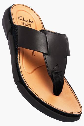 clarks mens leather sandals and floaters