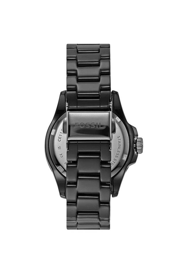 All black clearance fossil watch women's